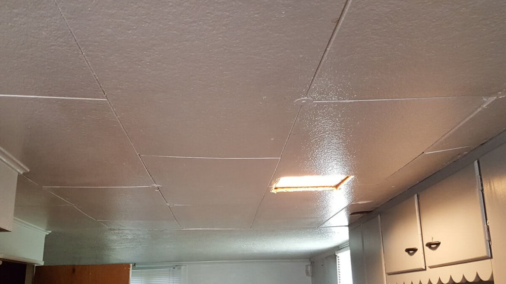 Asbestos Ceiling Tiles