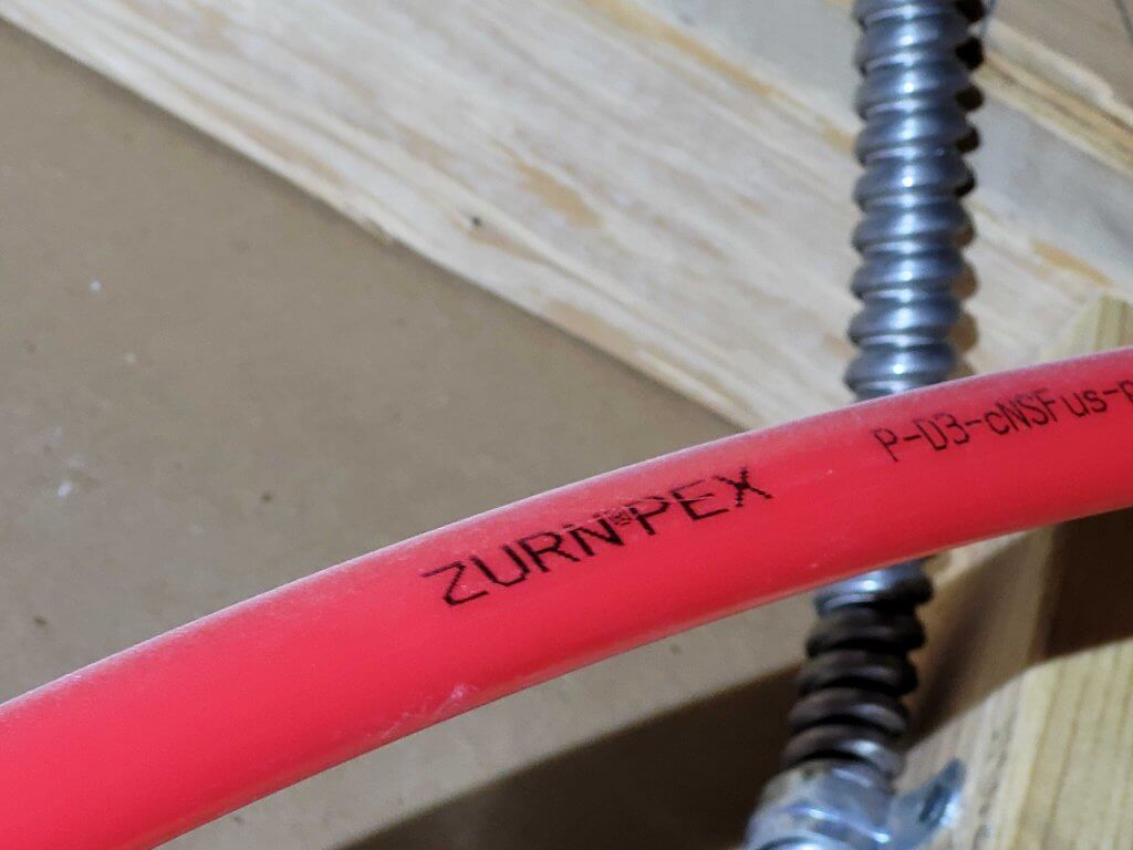 Zurn Pex piping