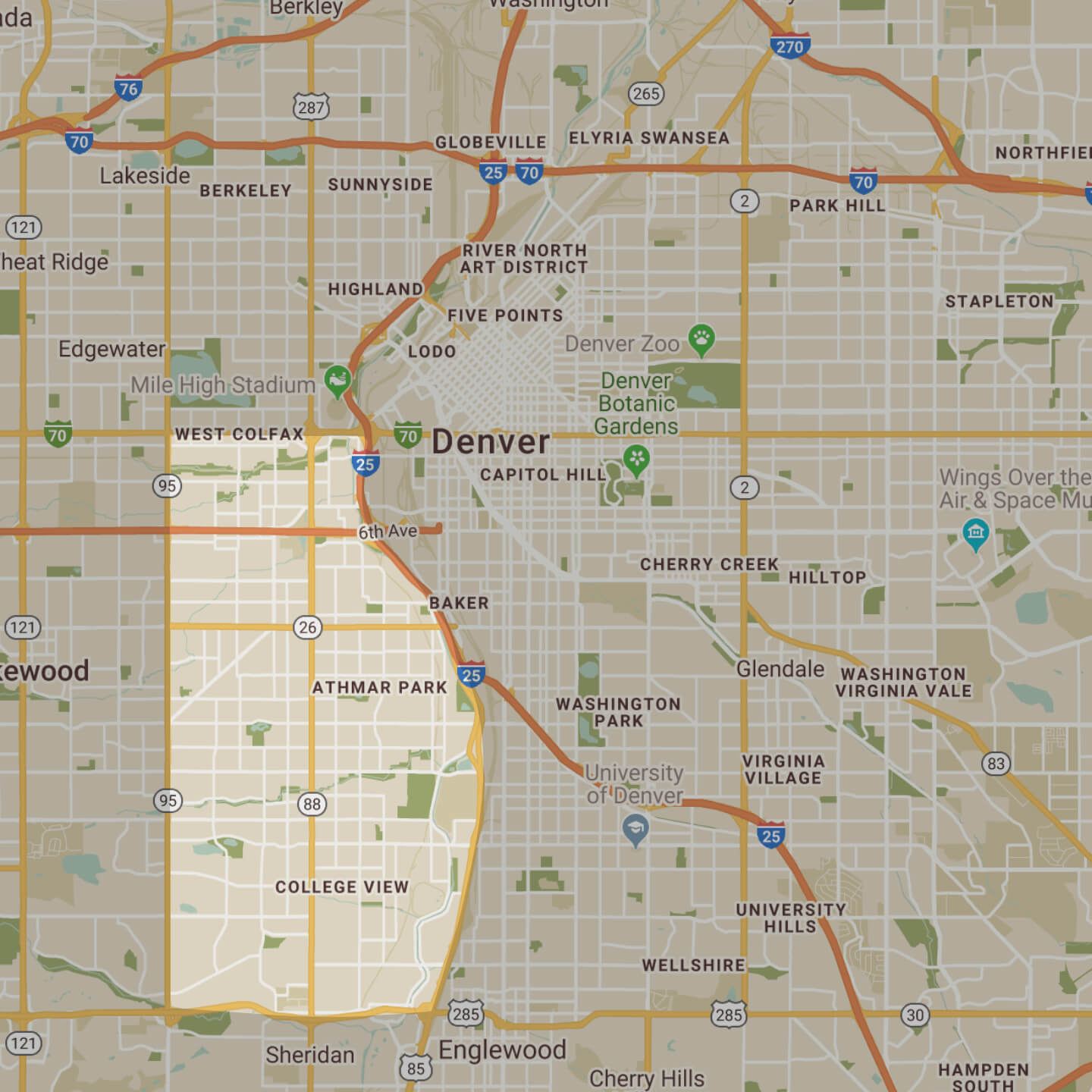 Inspecting homes along federal in Denver, Ruby Hill, Barnum, Athmar Park, 