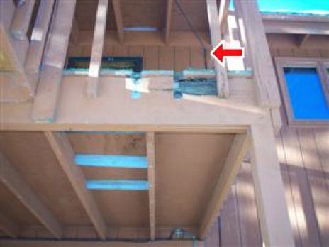 Deck Safety Concern - missing handrail