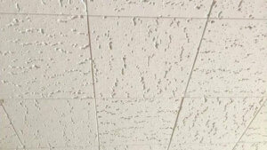 Asbestos Ceiling Tiles Textured