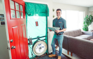 Larimer County Blower Door Test