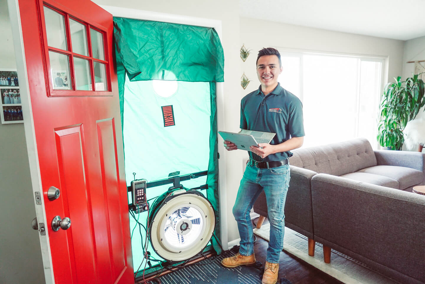 Larimer County Blower Door Test