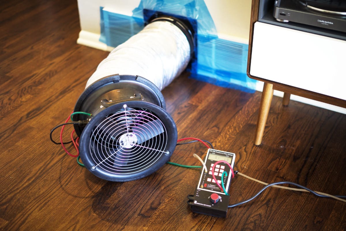 duct leakage testing equipment