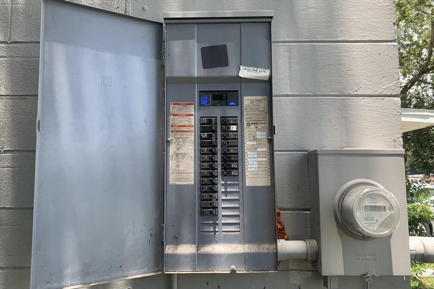 inspecting electrical panels