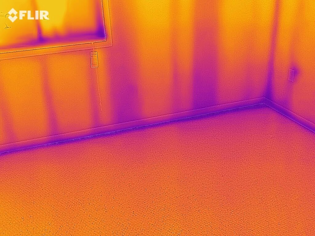 Multi-Family Blower Door Test bottom plate air leak