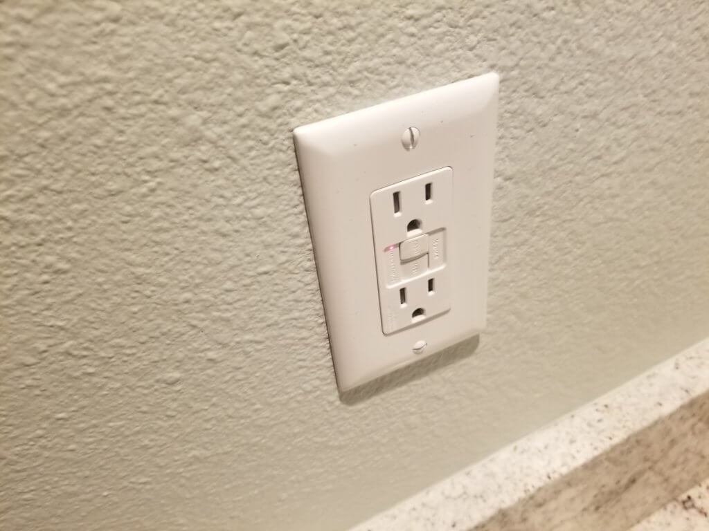 GFCI outlet image that protects outlets downstream.