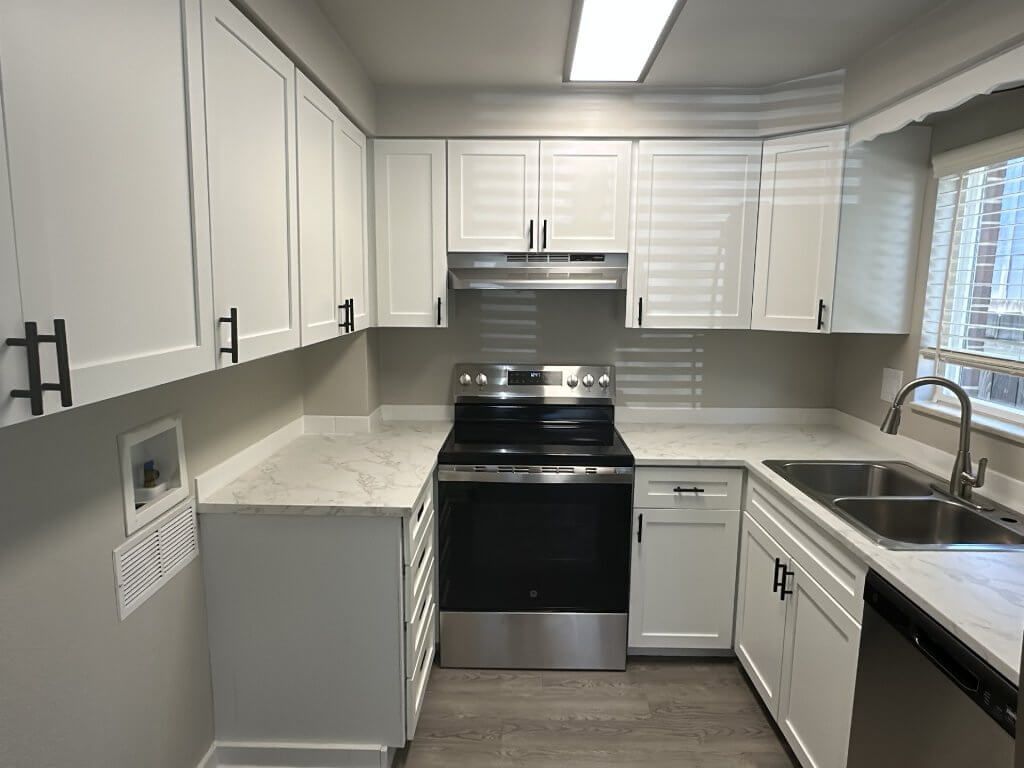 Pristine apartment documented during a rental inspection, establishing baseline condition for security deposits in Colorado