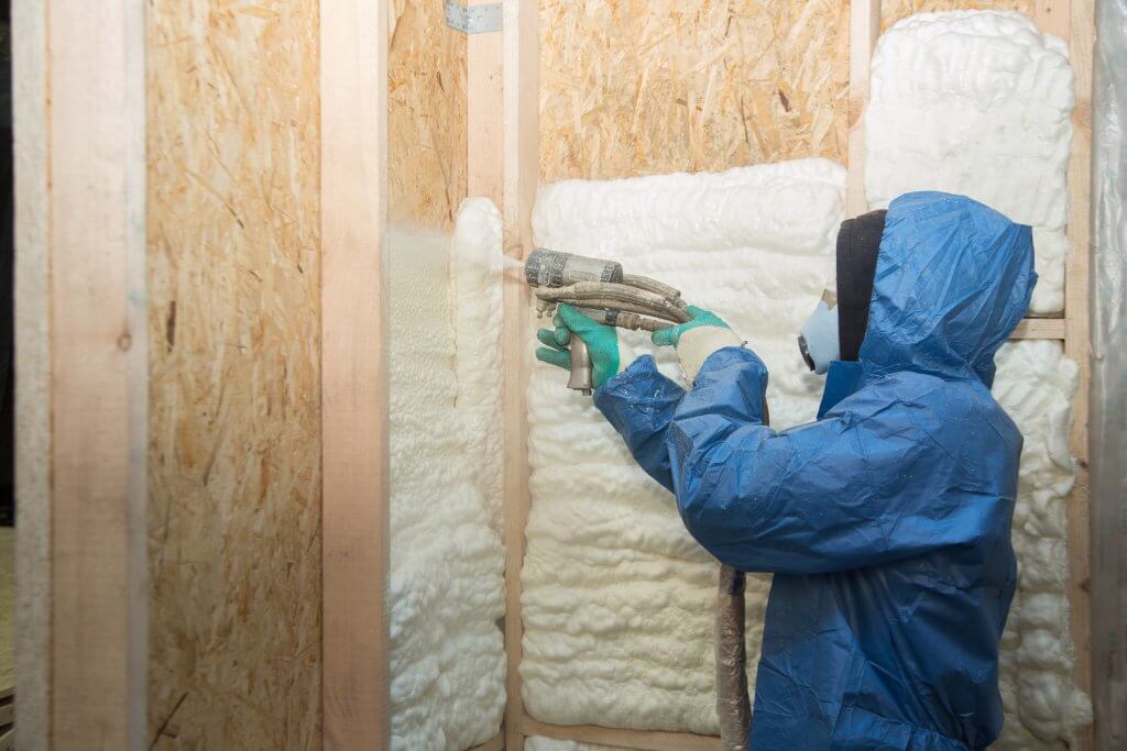 Spray foam insulation - a technique with high insulation r-values