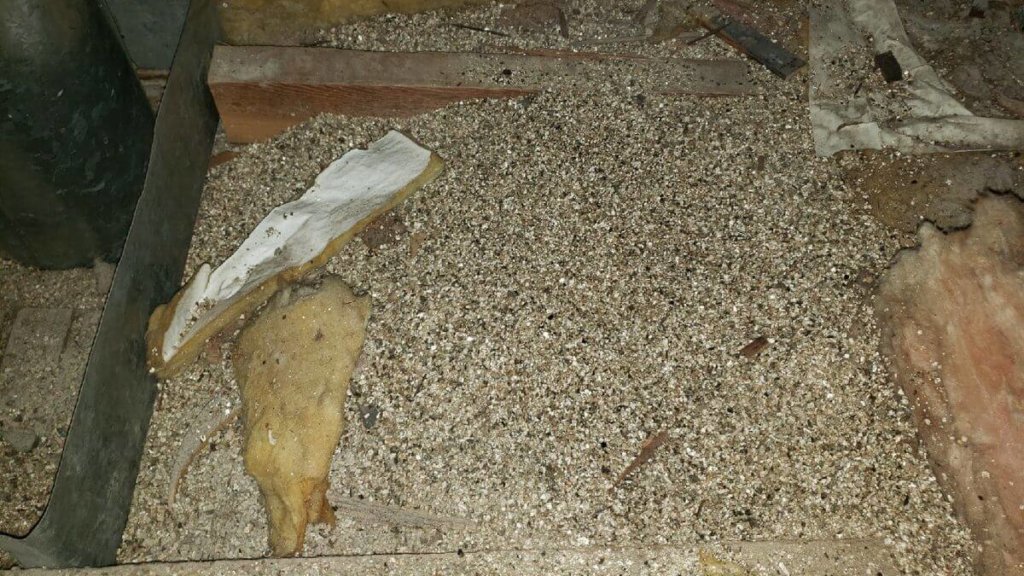 Asbestos Insulation Attic vermiculite