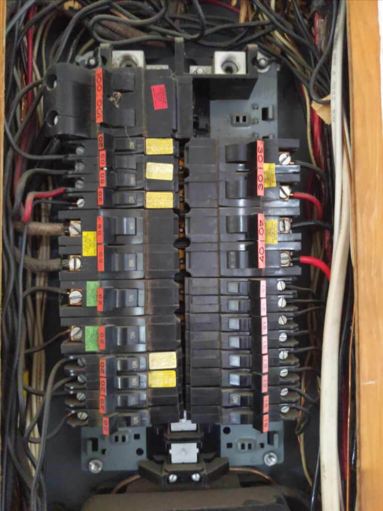 Stab Lok electrical panel