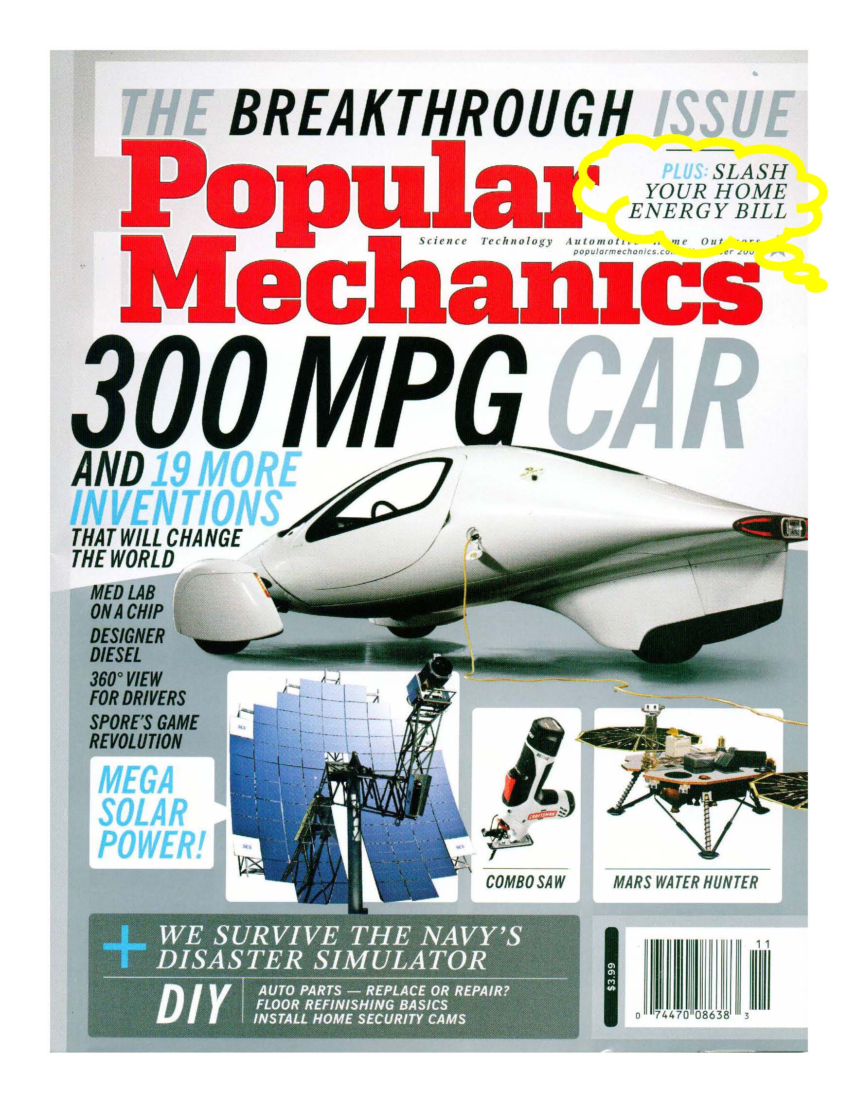 Popular Mechanics Article