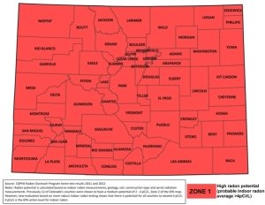 radon colorado map