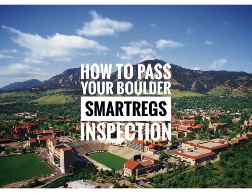 How To Pass Your Boulder SmartRegs Inspection