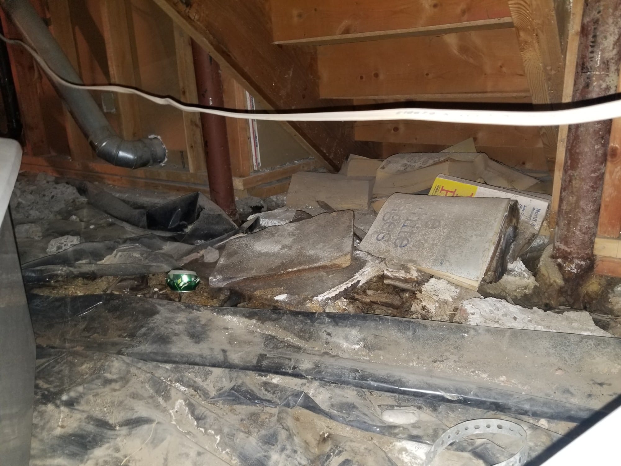 Vapor diffusion bad example moisture control