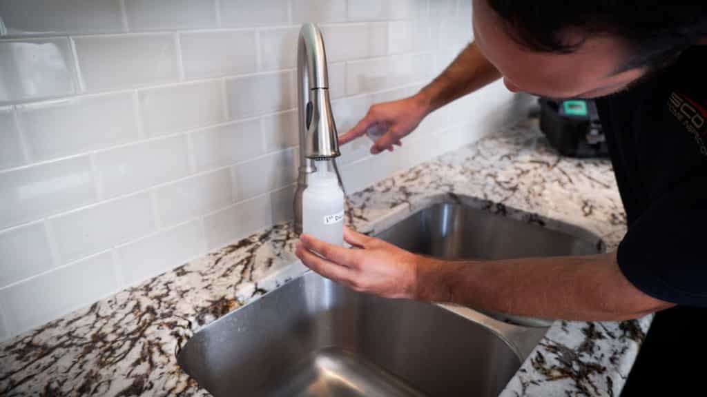 Performing a water quality test