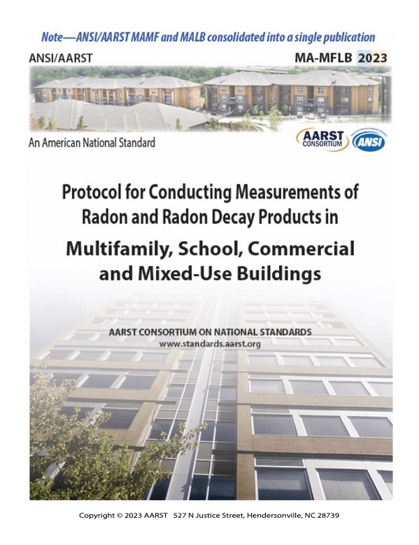 Official AARST guide for radon testing in multifamily buildings
