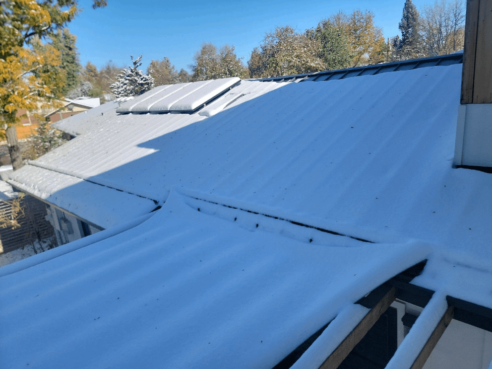 limited inspection on roof