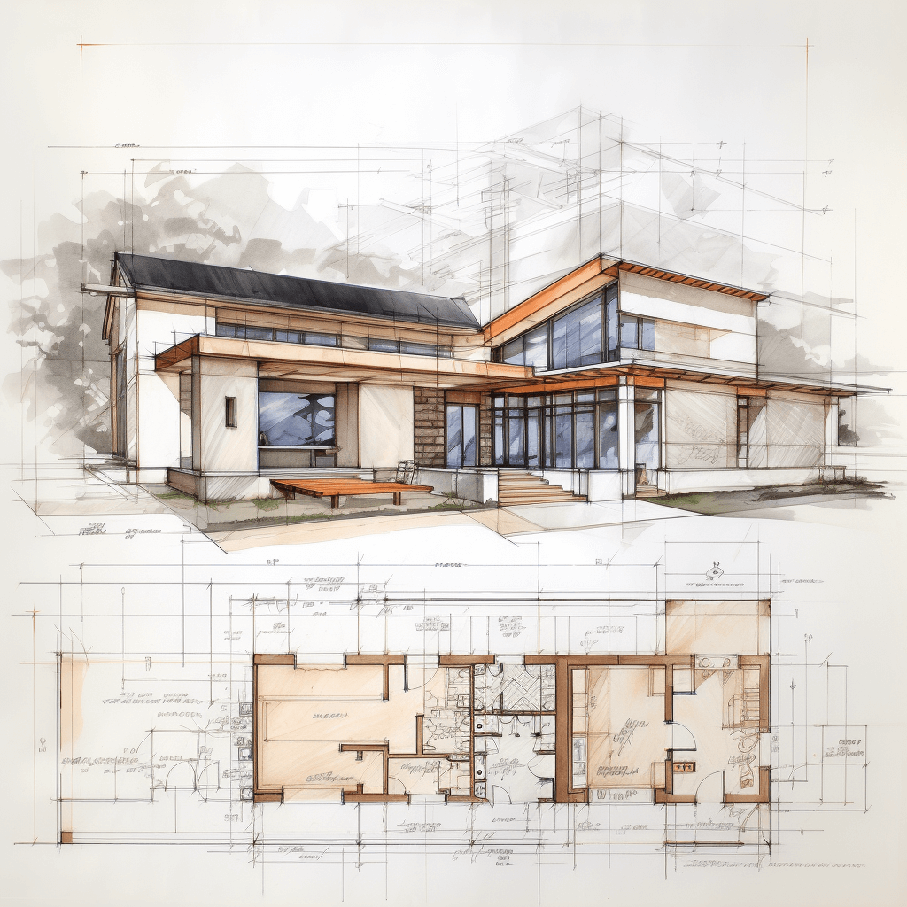 Architectural plans used for Manual J preparations